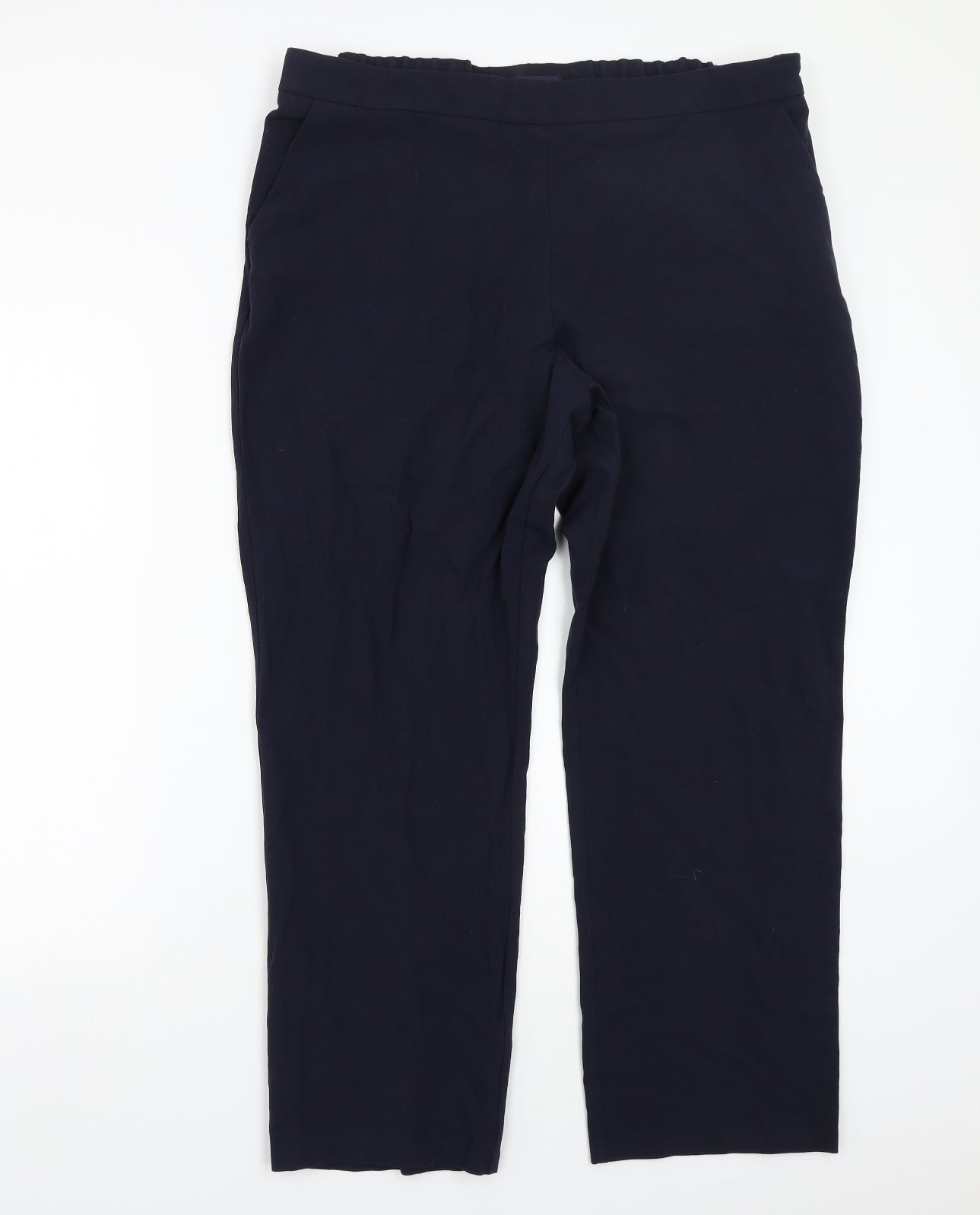 Marks and Spencer Womens Blue   Trousers  Size 18 L26 in