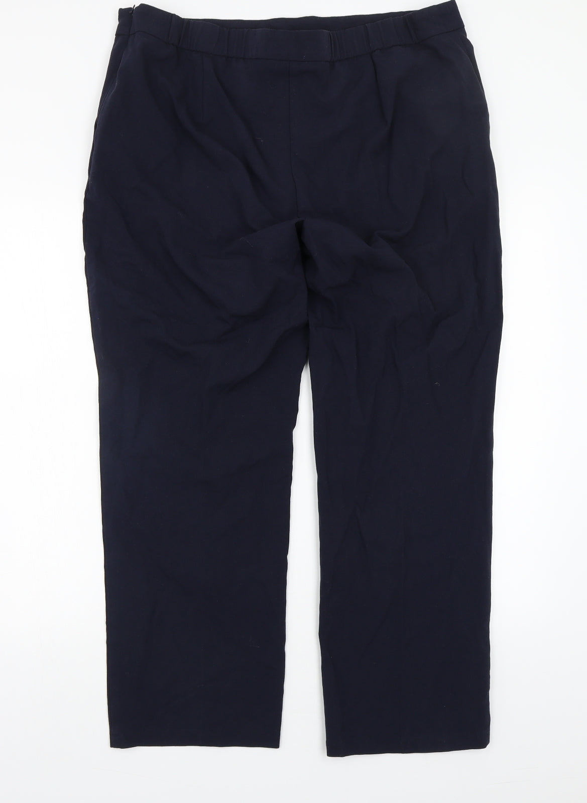 Marks and Spencer Womens Blue   Trousers  Size 18 L26 in