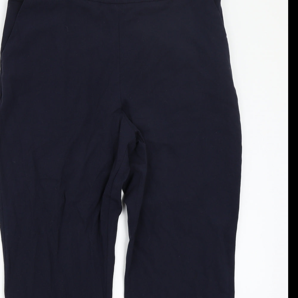 Marks and Spencer Womens Blue   Trousers  Size 18 L26 in