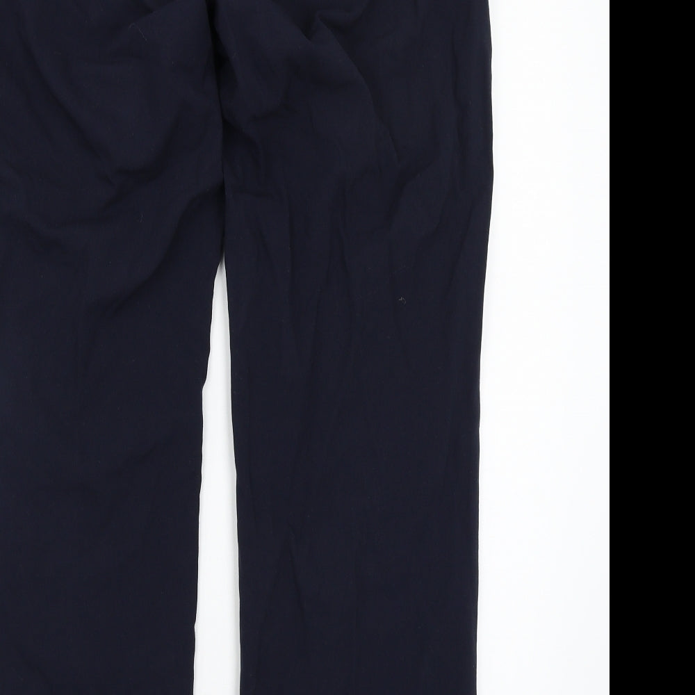 Marks and Spencer Womens Blue   Trousers  Size 18 L26 in