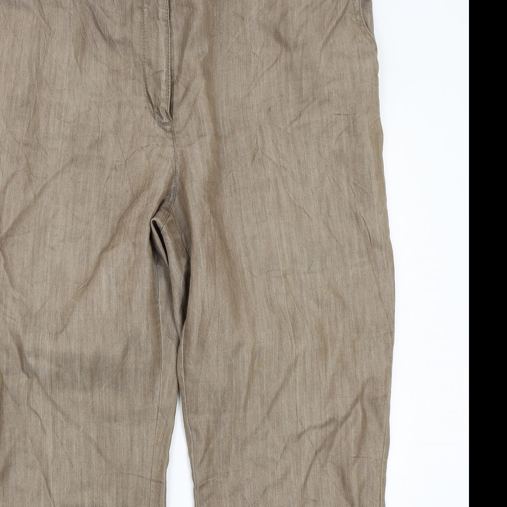 Marks and Spencer Womens Brown   Trousers  Size 16 L26 in