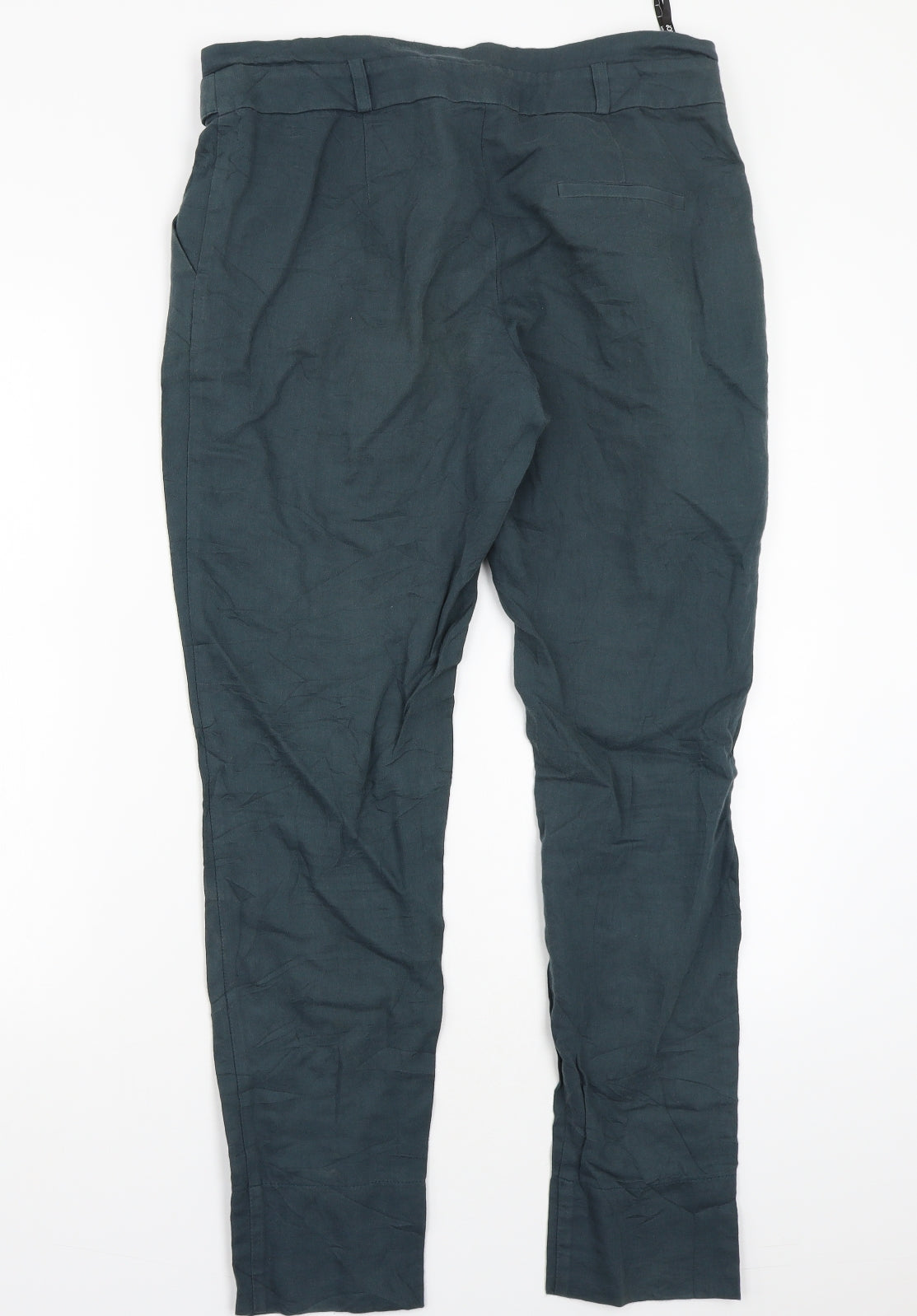 Topshop Womens Green   Trousers  Size 12 L27 in
