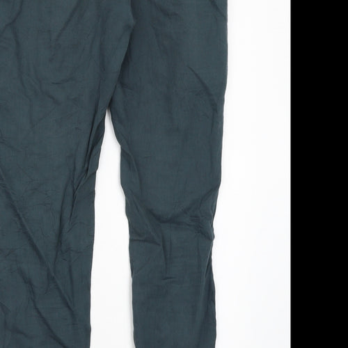Topshop Womens Green   Trousers  Size 12 L27 in
