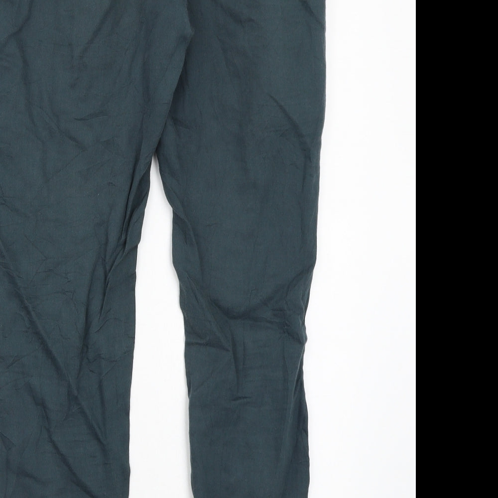 Topshop Womens Green   Trousers  Size 12 L27 in