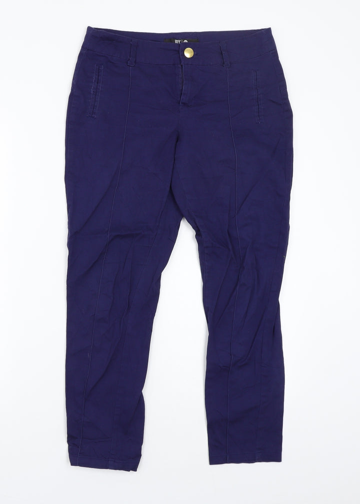 MRP Womens Blue Skinny Jeans Size 34 L25 in