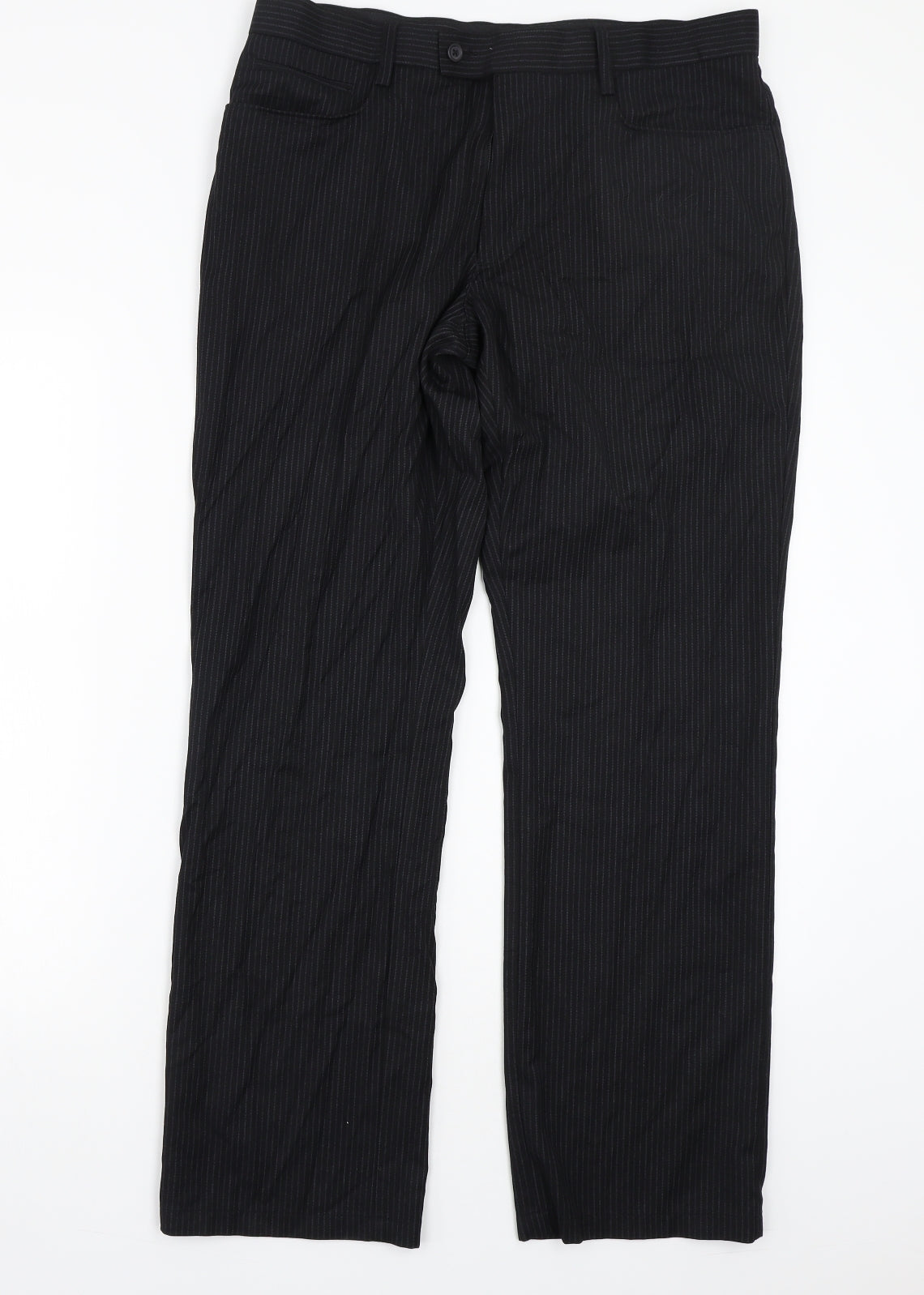 NEXT Mens Black   Trousers  Size 34 L30 in
