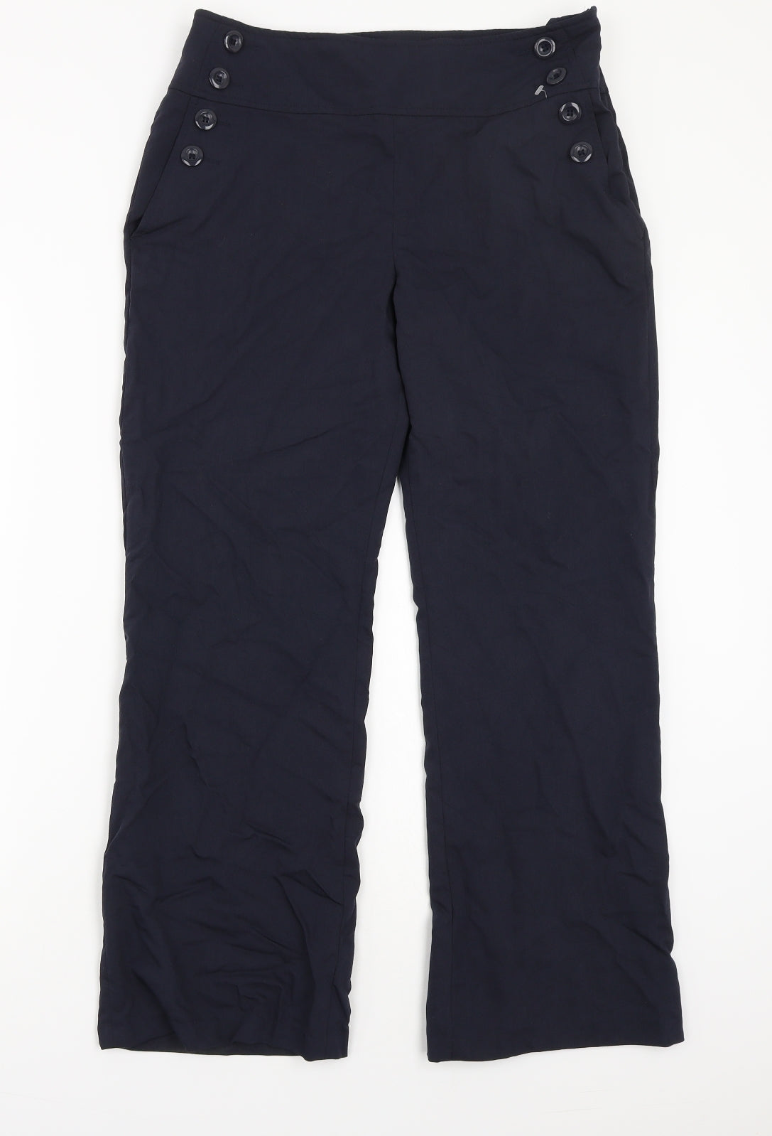 Wallis Womens Blue   Trousers  Size 12 L28 in