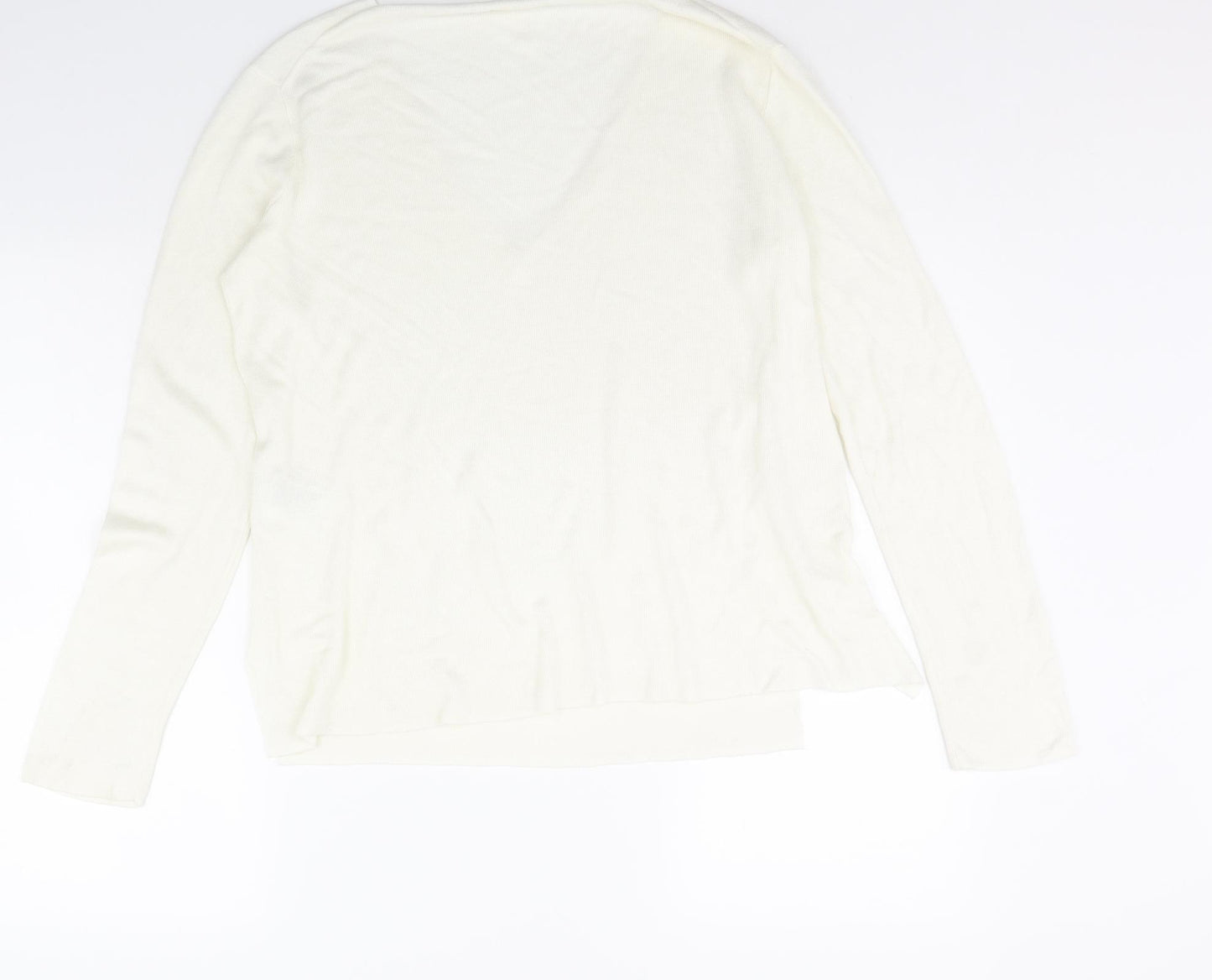 H&M Womens Ivory   Pullover Jumper Size M