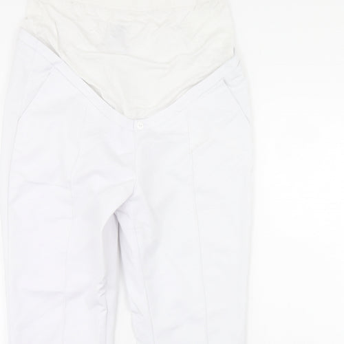 Seraphine Womens White   Trousers  Size 14 L27 in