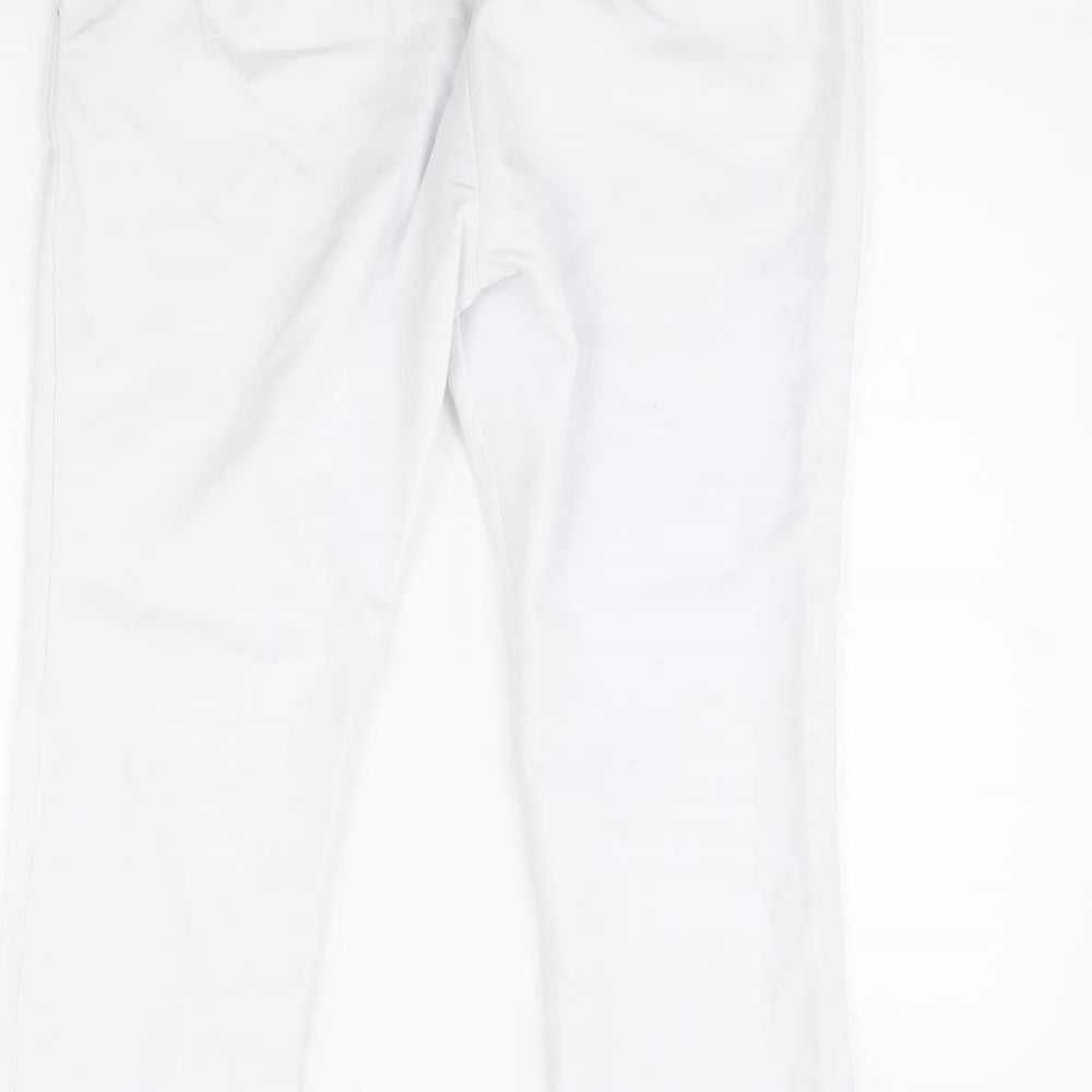 Seraphine Womens White   Trousers  Size 14 L27 in