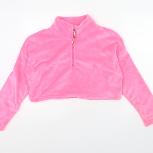 Fashion Nova Womens Pink   Henley Jumper Size M