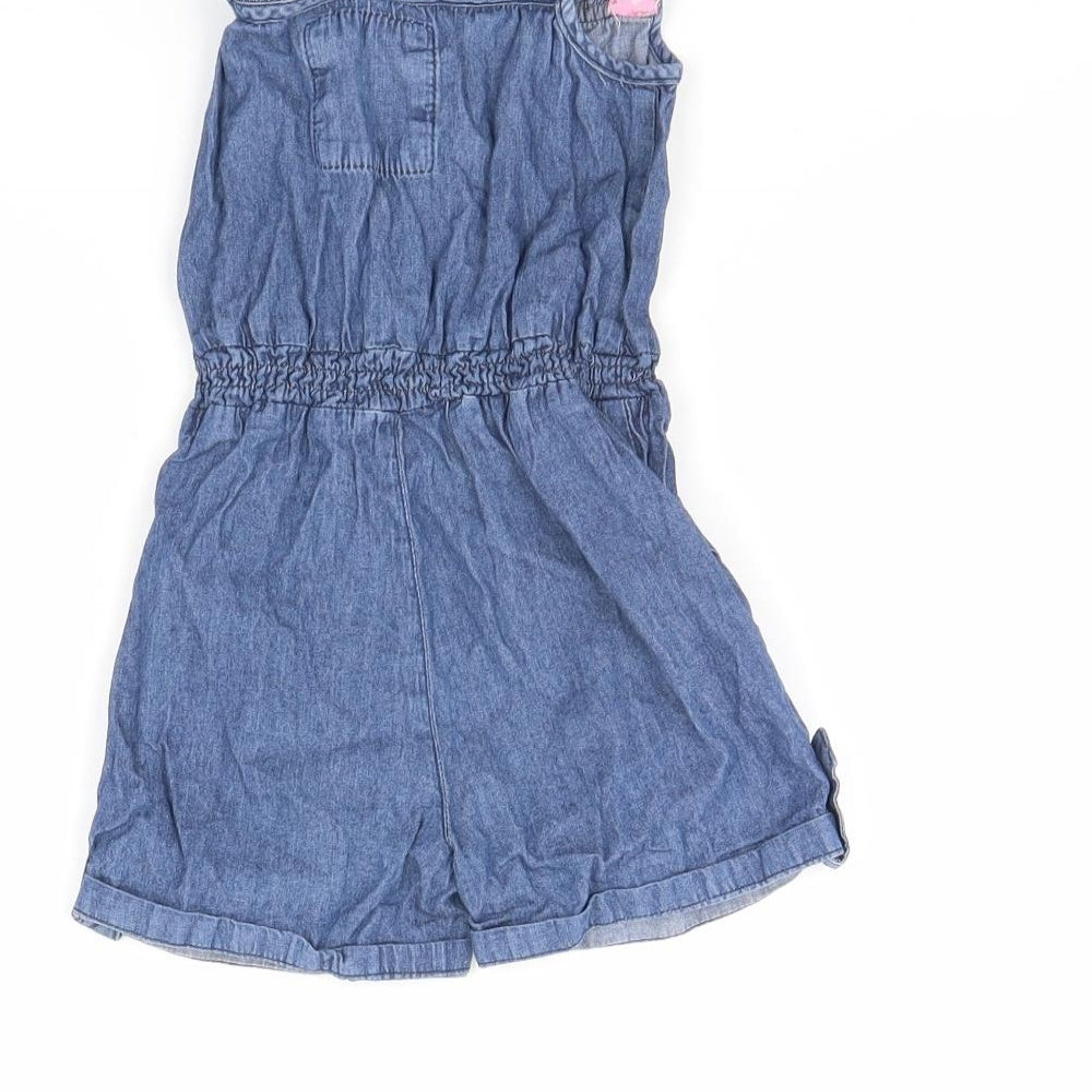Early days Girls Blue   Dungaree One-Piece Size 18 Months