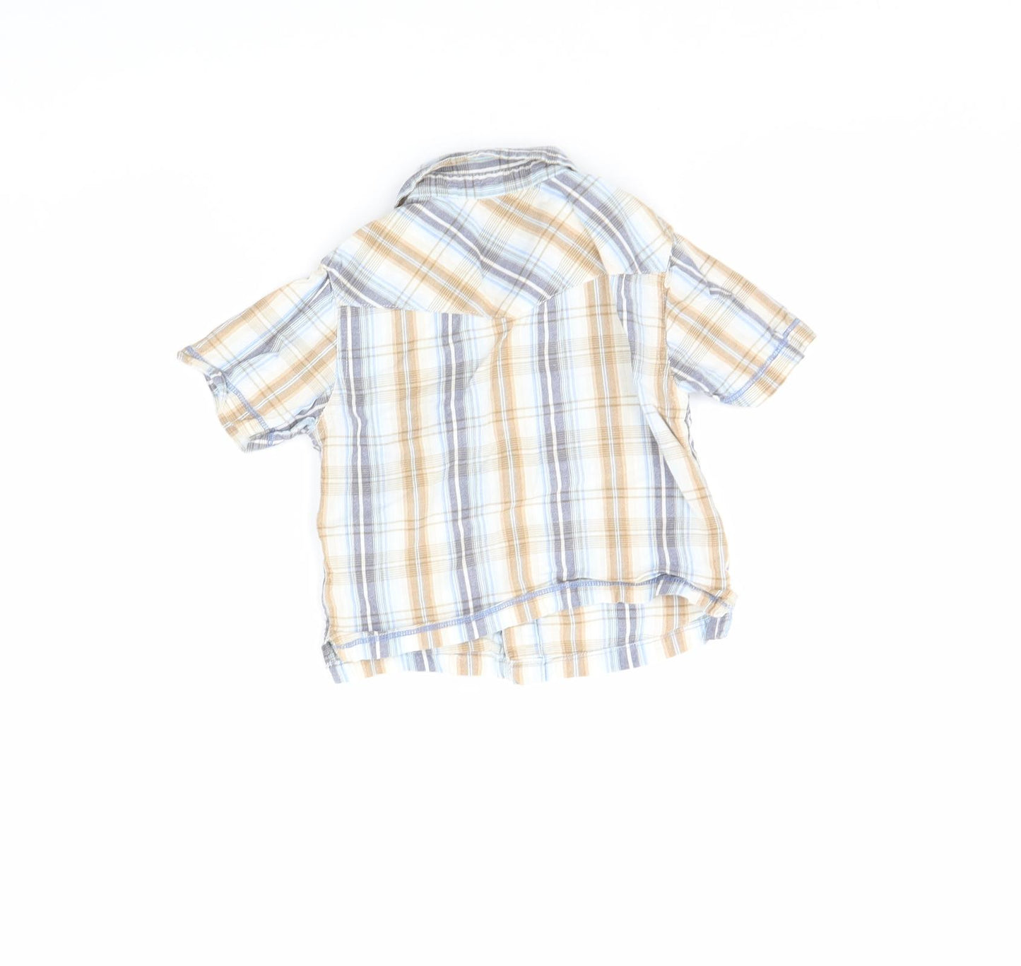 Red Herring Boys Brown Check  Basic Button-Up Size 2 Years