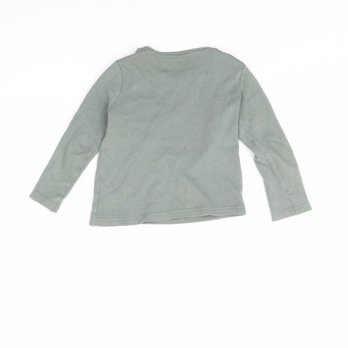 TU Boys Green   Basic T-Shirt Size 2 Years