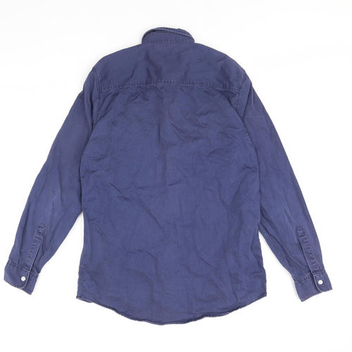 Topman Mens Blue    Dress Shirt Size M
