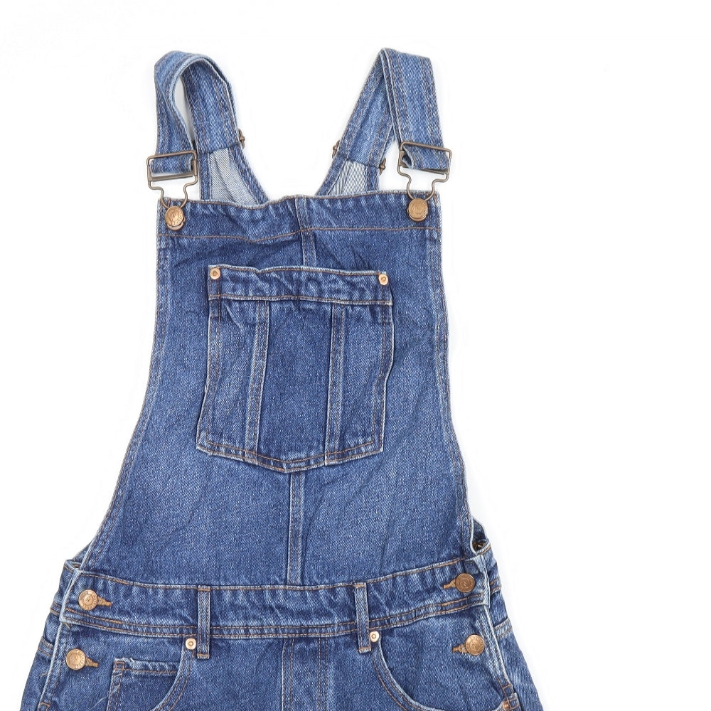 New Look Girls Blue  Denim Playsuit One-Piece Size 15 Years