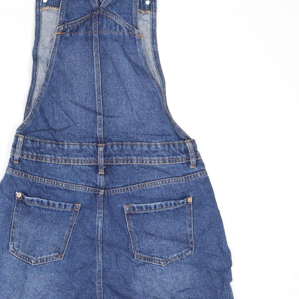 New Look Girls Blue  Denim Playsuit One-Piece Size 15 Years