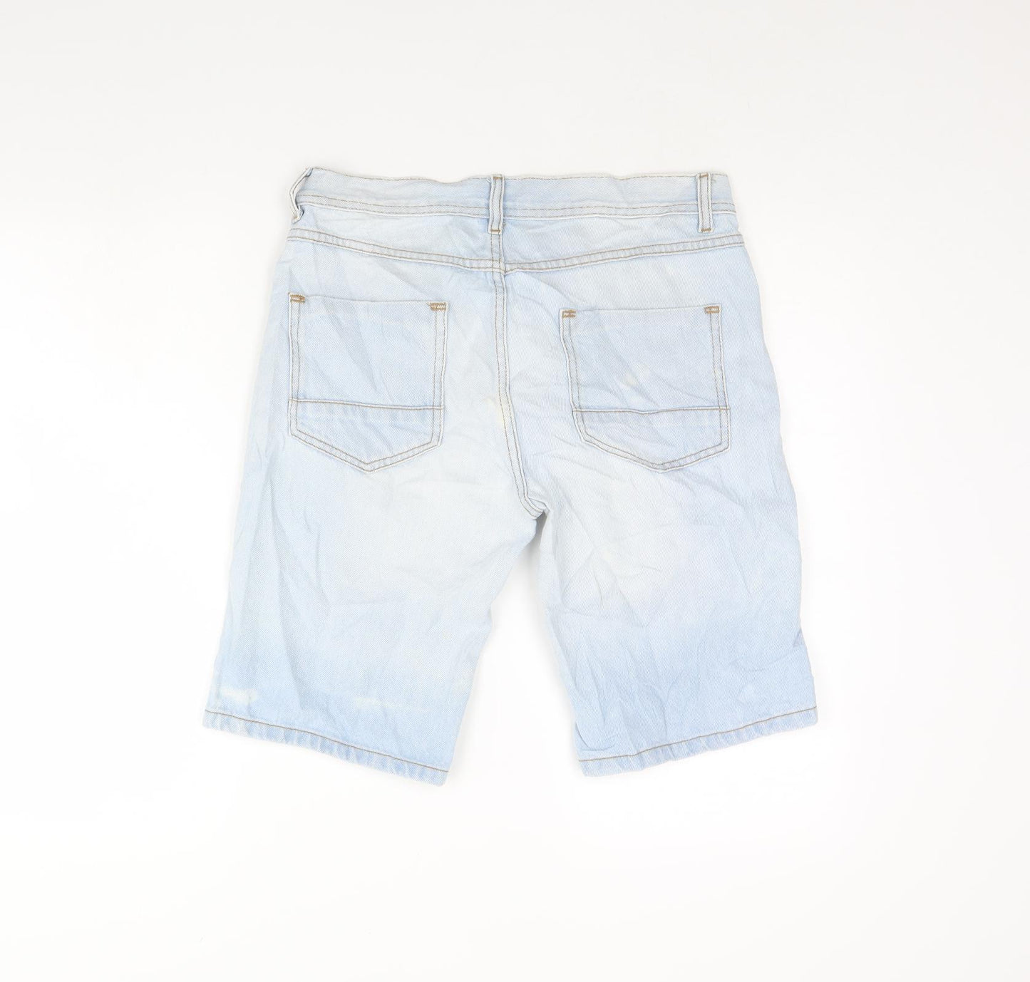 Denim & Co. Mens Blue  Denim Chino Shorts Size 30