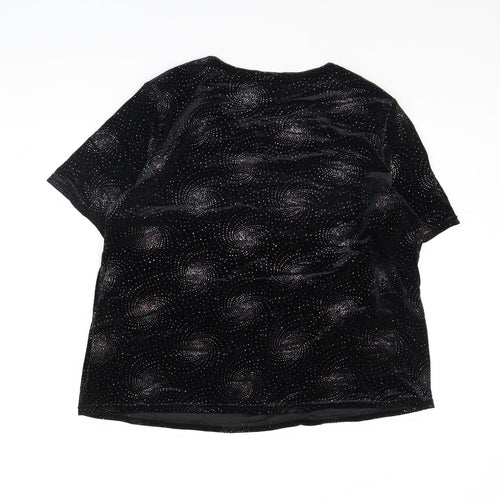 BM Womens Black   Basic T-Shirt Size L