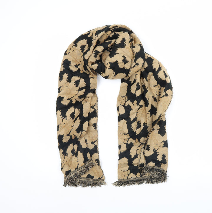 Preworn Womens Beige Floral   Scarf
