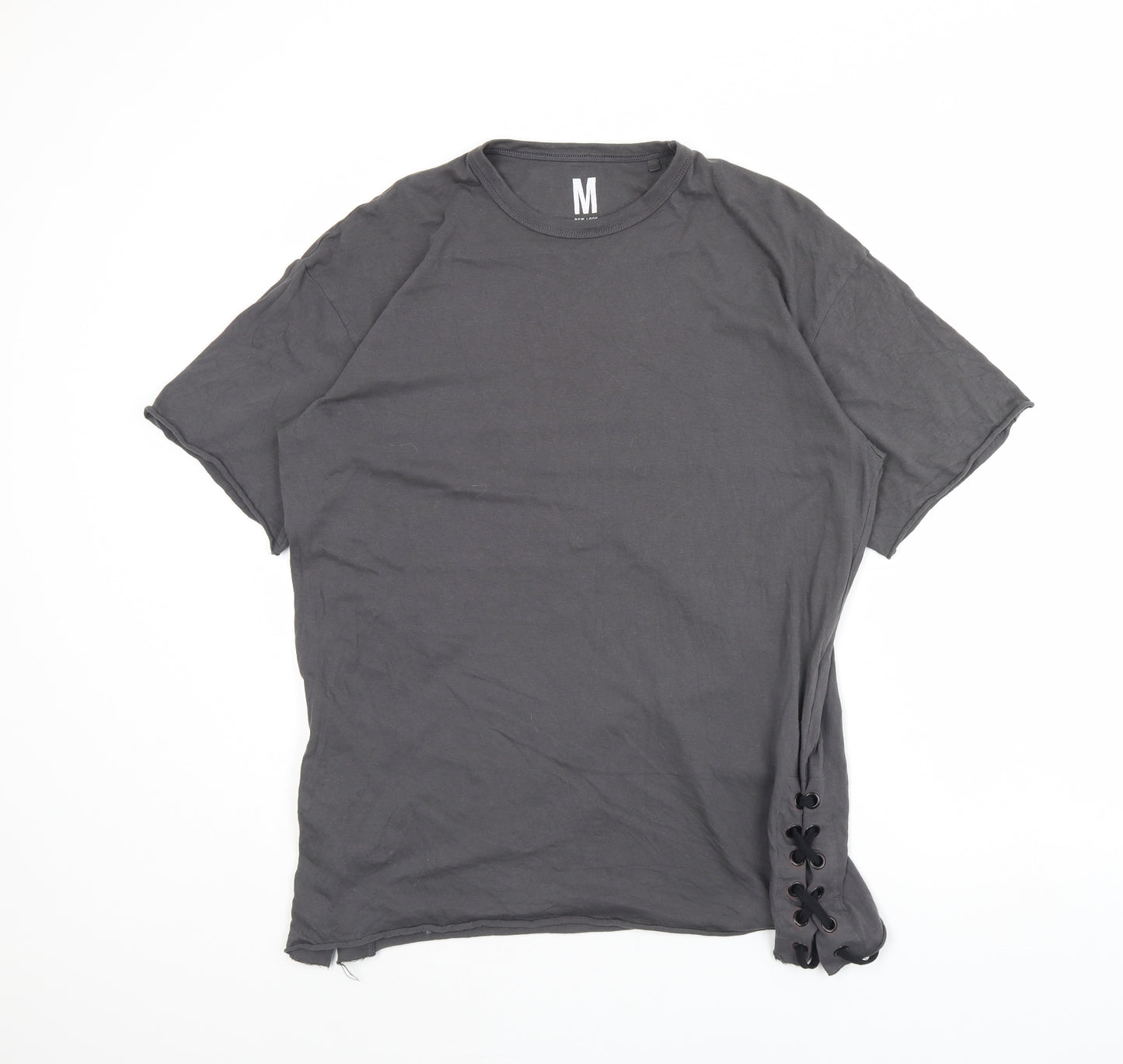 New Look Mens Grey    T-Shirt Size M