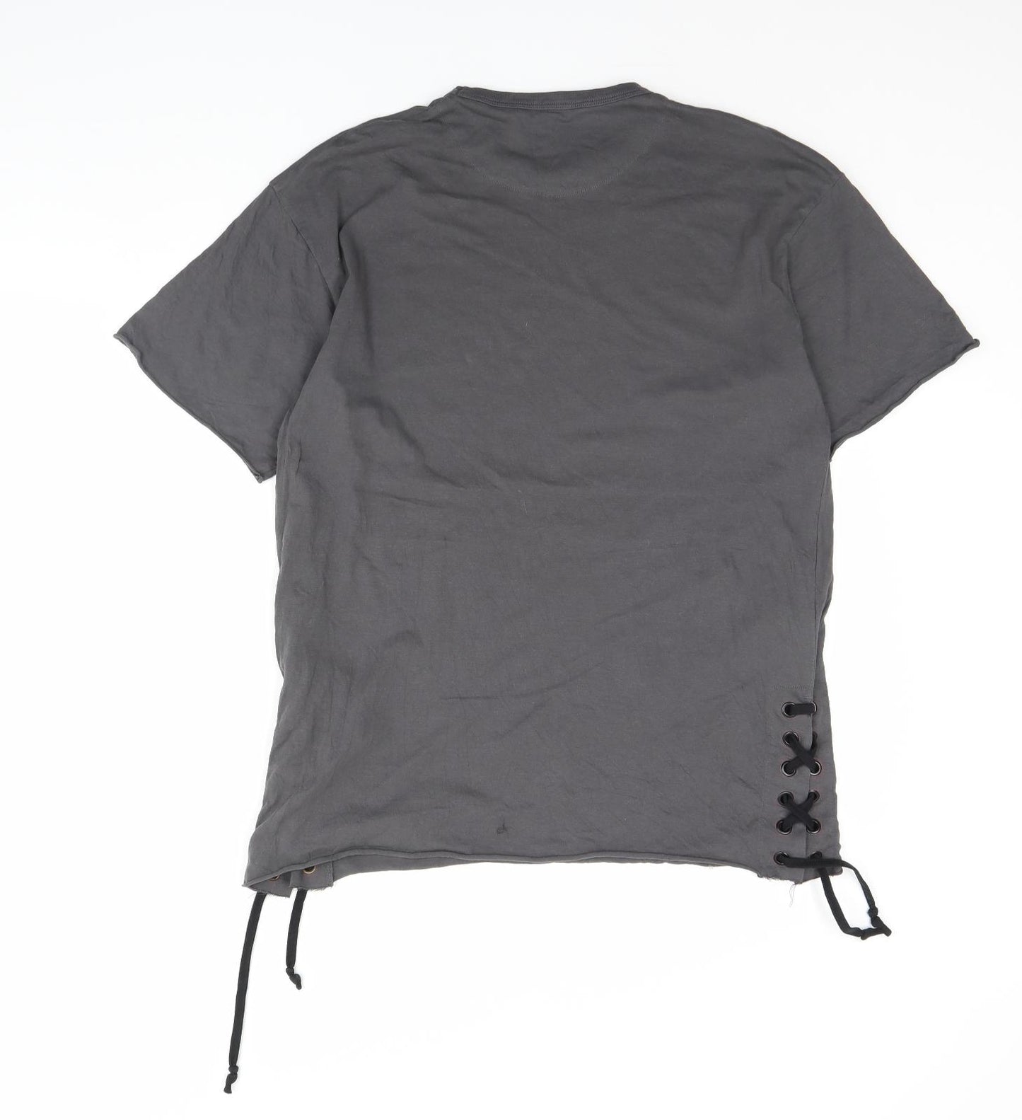 New Look Mens Grey    T-Shirt Size M