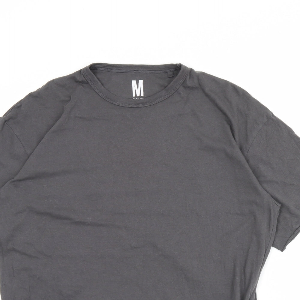 New Look Mens Grey    T-Shirt Size M
