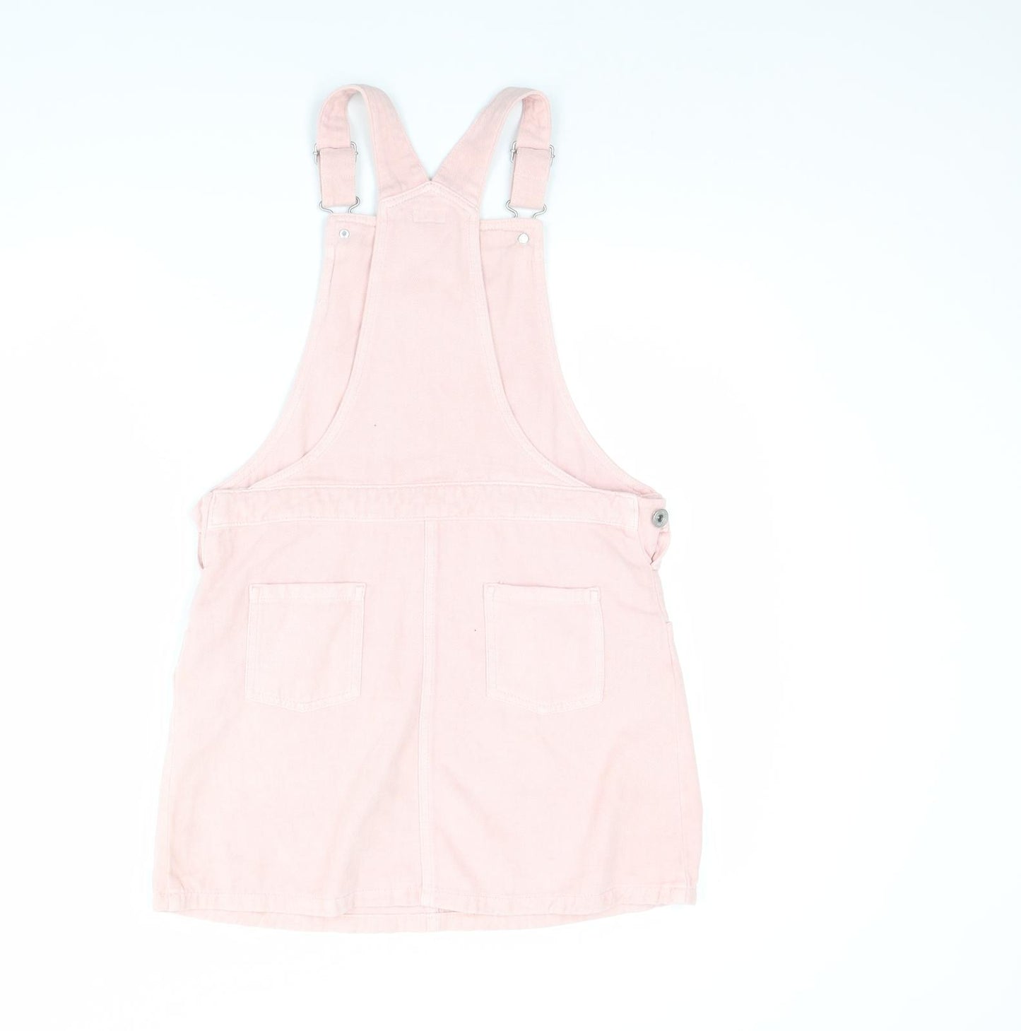 F&F Girls Pink   Pinafore/Dungaree Dress  Size 12 Years