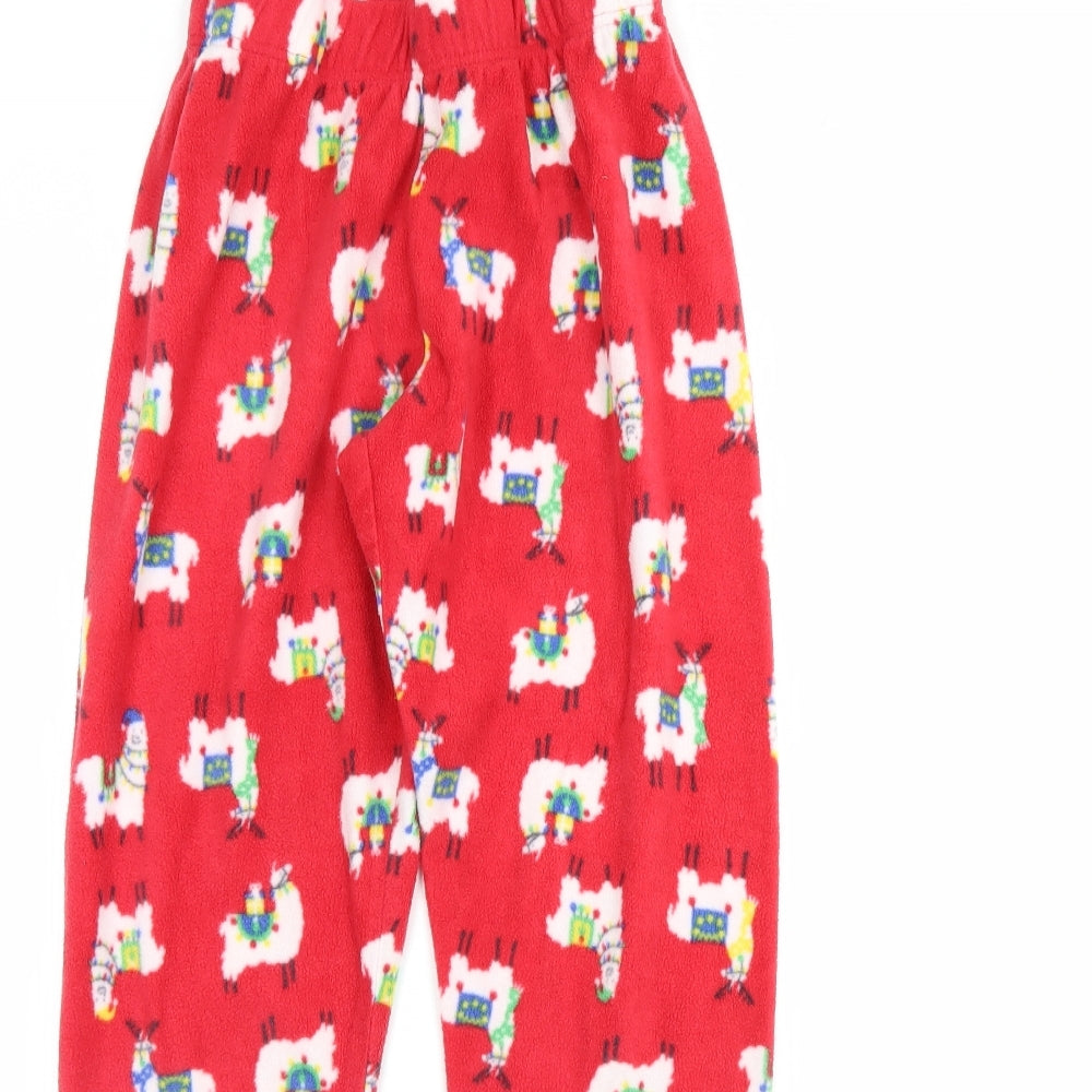 Dunnes Stores Womens Red Solid  Cami Pyjama Pants Size S  - Llama