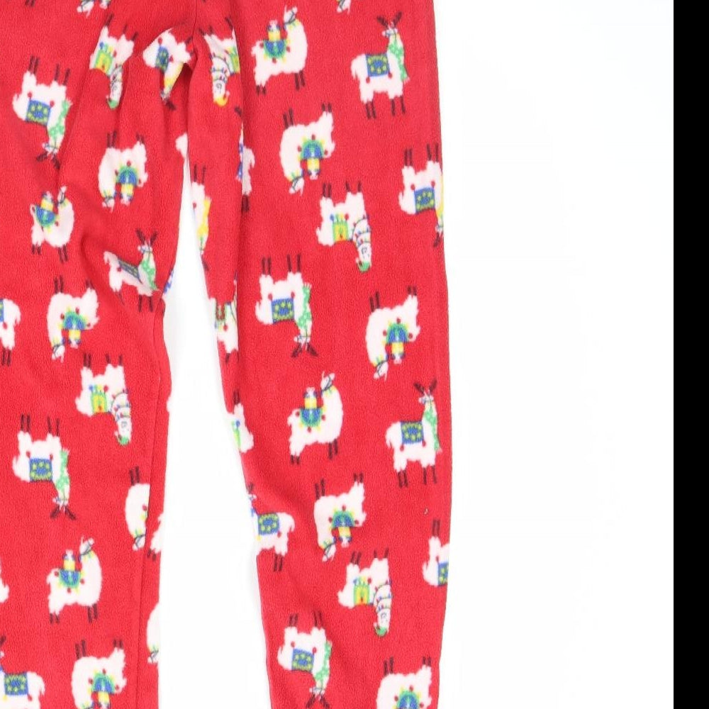Dunnes Stores Womens Red Solid  Cami Pyjama Pants Size S  - Llama