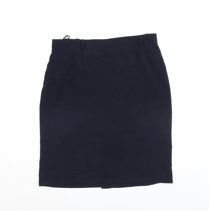 Marcona Womens Blue Mini Skirt Size 14
