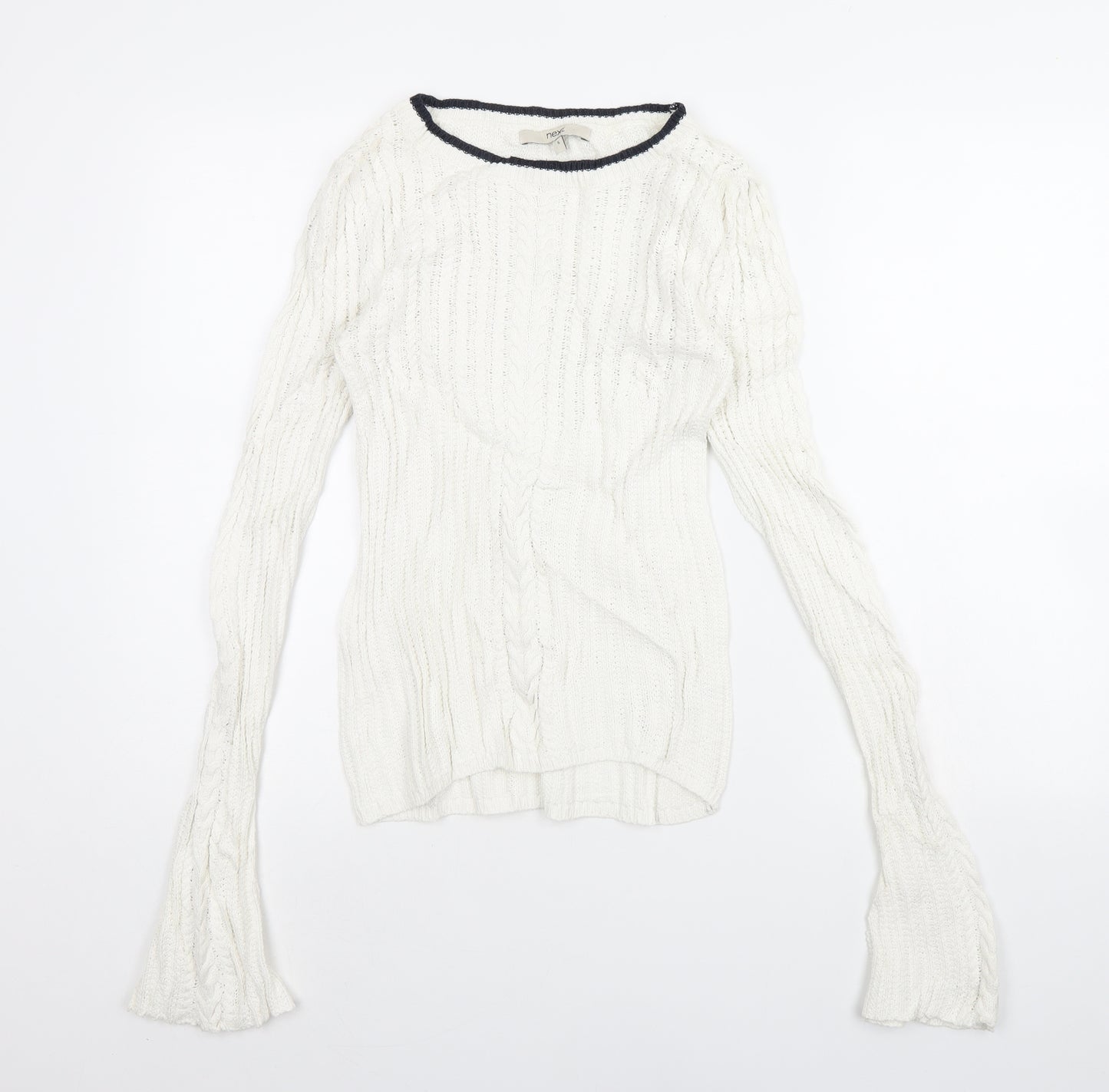 NEXT Womens White   Pullover Jumper Size 6