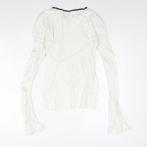 NEXT Womens White   Pullover Jumper Size 6