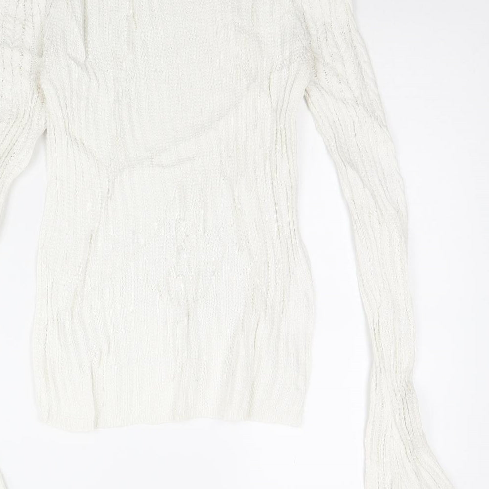 NEXT Womens White   Pullover Jumper Size 6