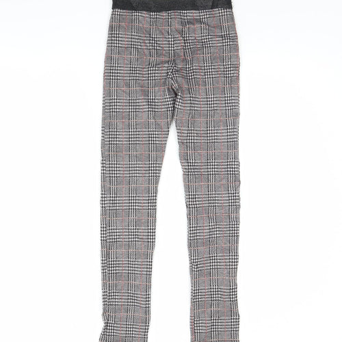 Nutmeg Girls Black Plaid  Bloomer Trousers Size 11 Years