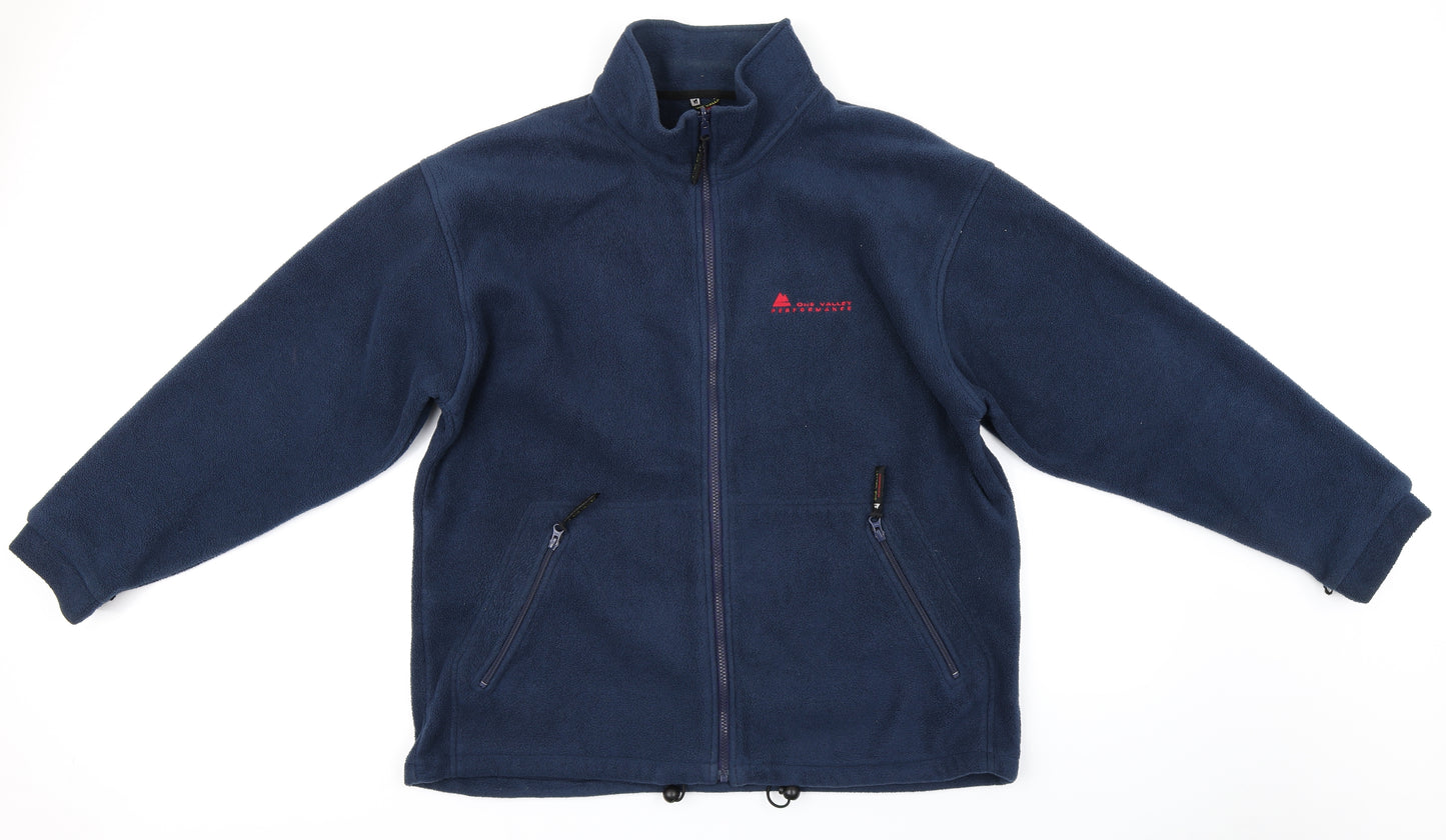 One Valley Mens Blue   Pullover Jumper Size L