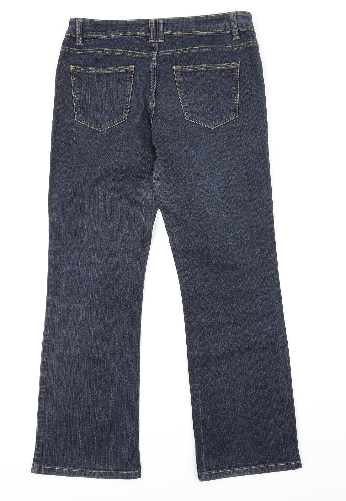 YesYes Womens Blue  Denim Bootcut Jeans Size 12 L27 in