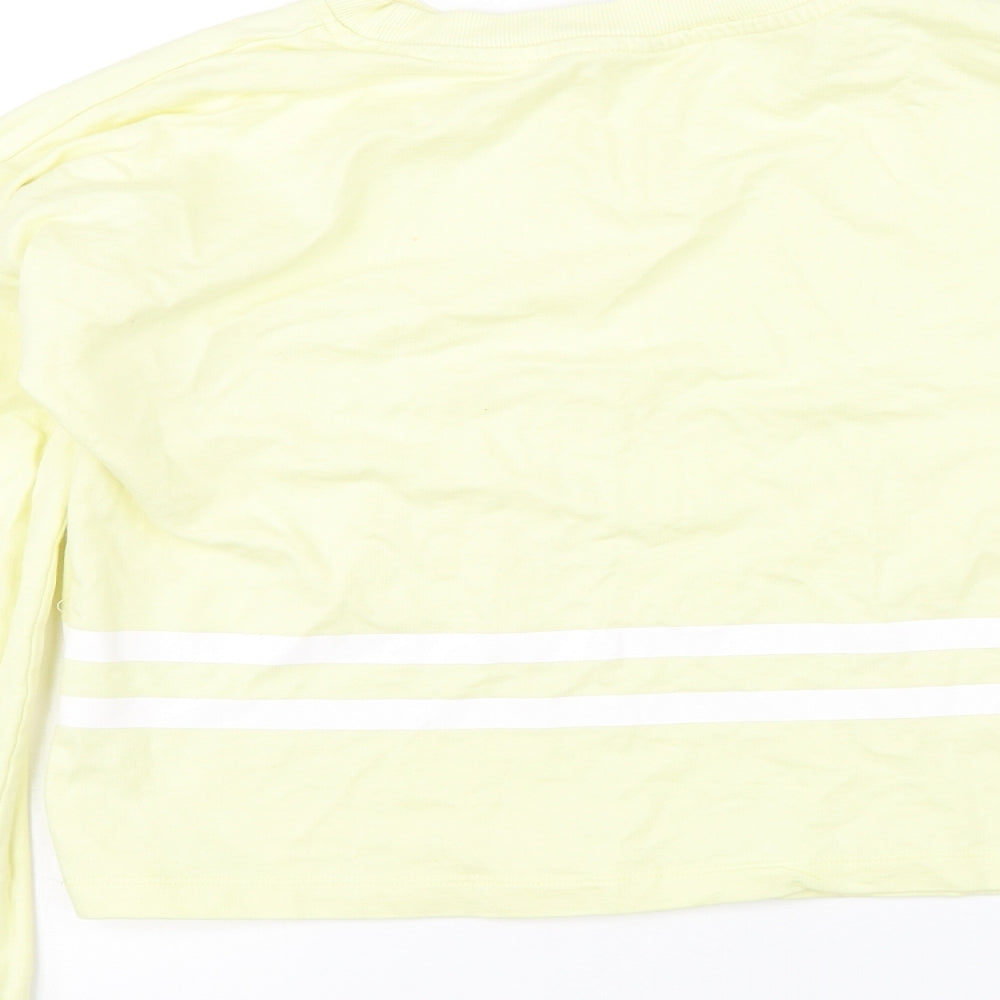 H&M Girls Yellow   Pullover Jumper Size 15 Years