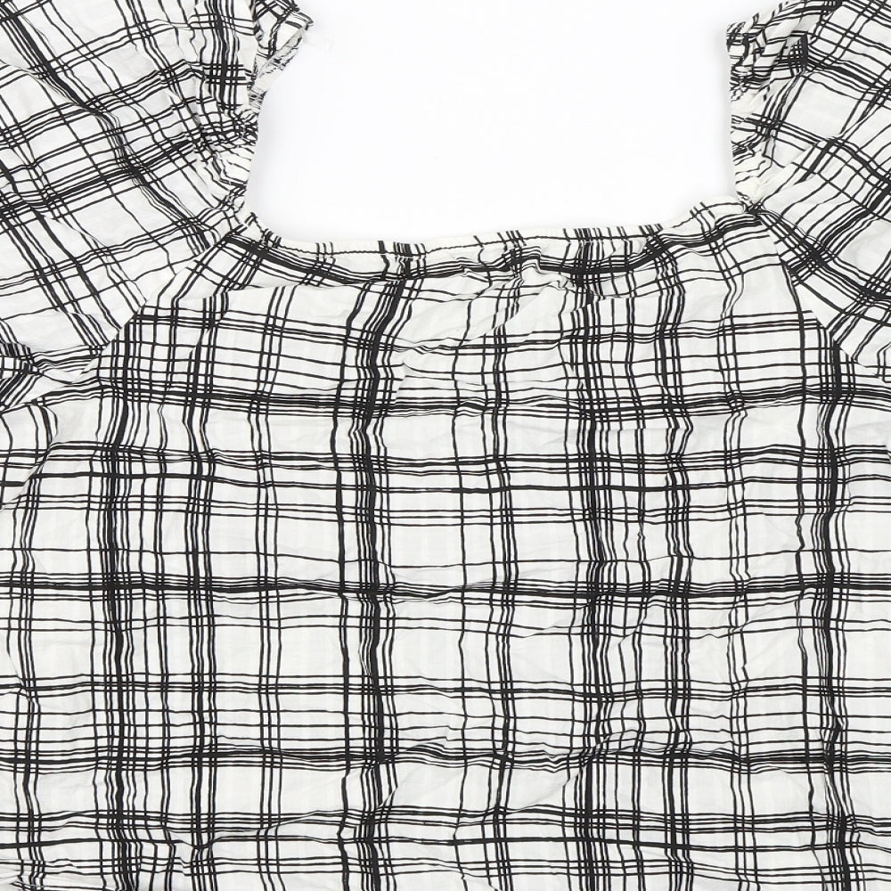 George Womens White   Basic Blouse Size 14