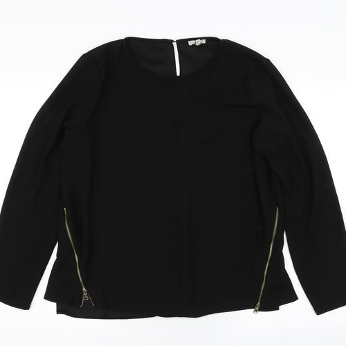 River Island Womens Black   Basic Blouse Size 16