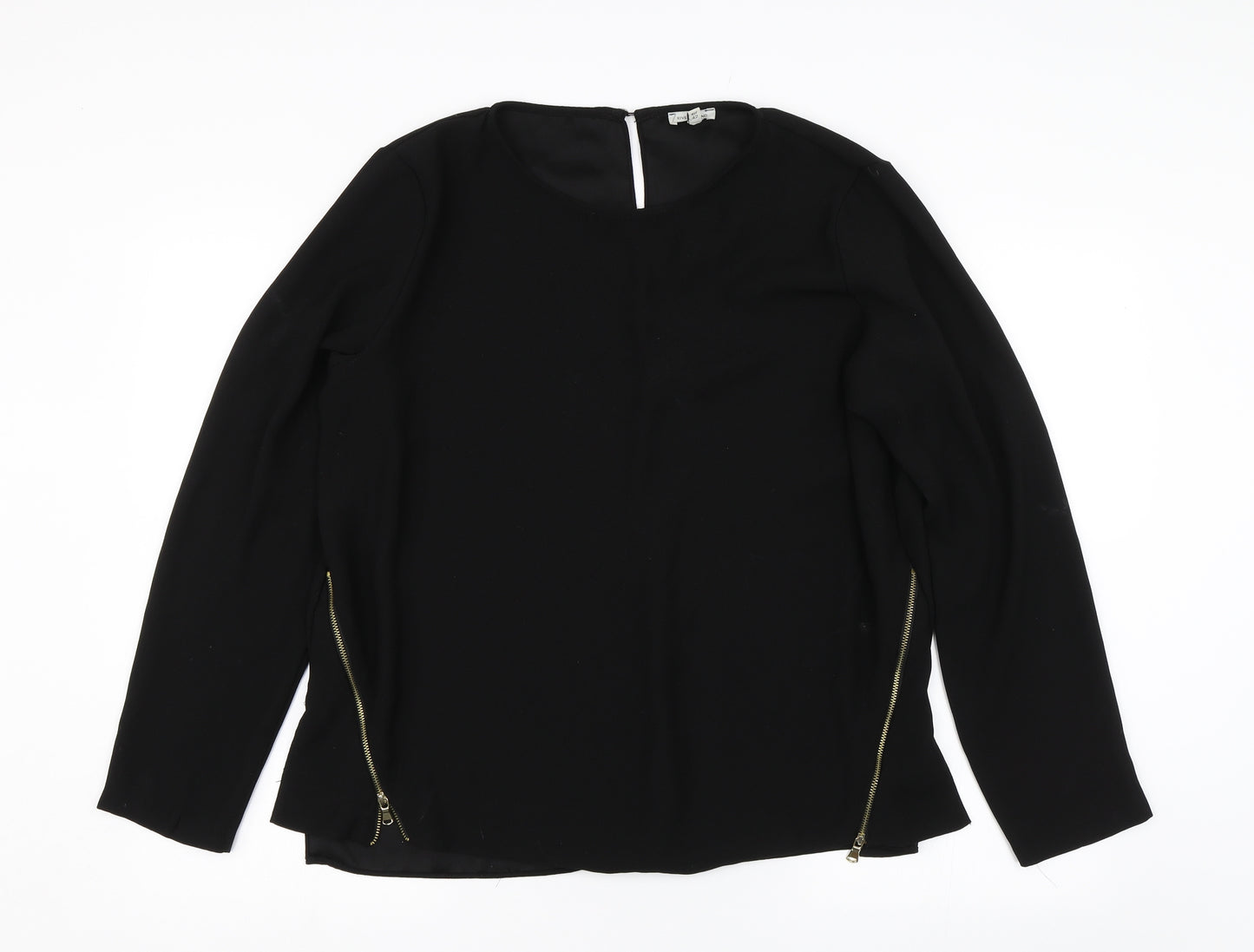 River Island Womens Black   Basic Blouse Size 16