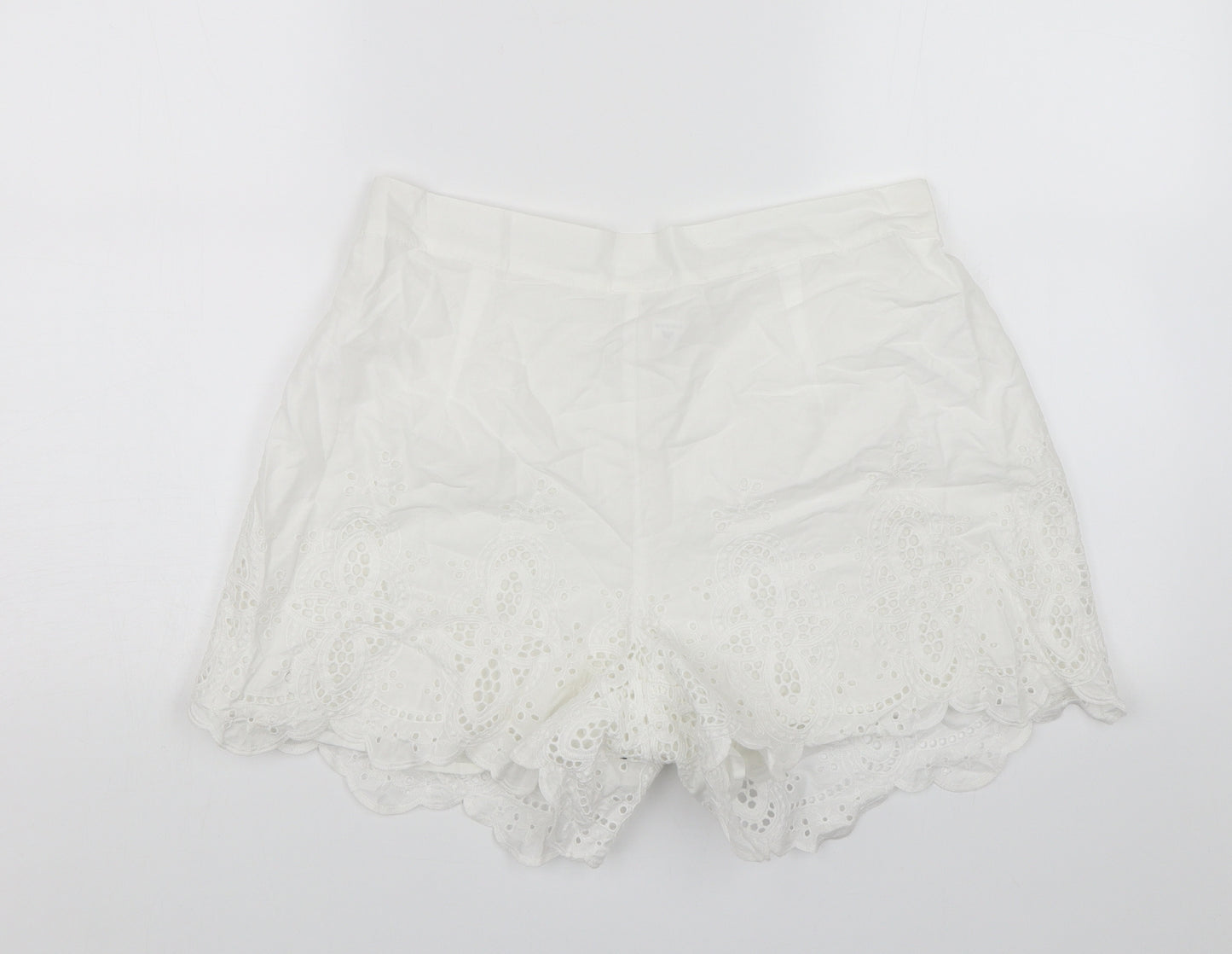 TU Womens White   Sailor Shorts Size 14