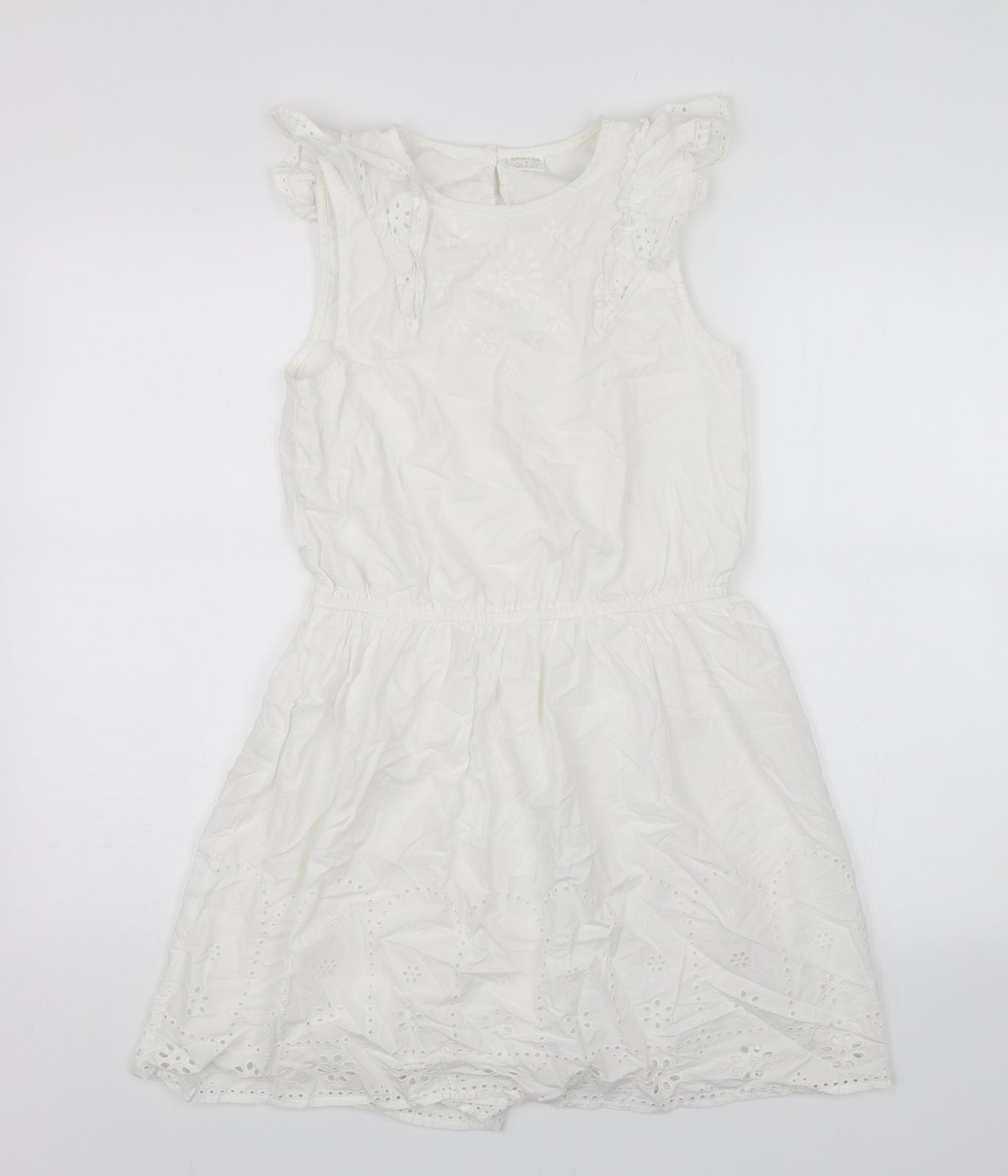 F&F Girls White   Shift  Size 13-14 Years