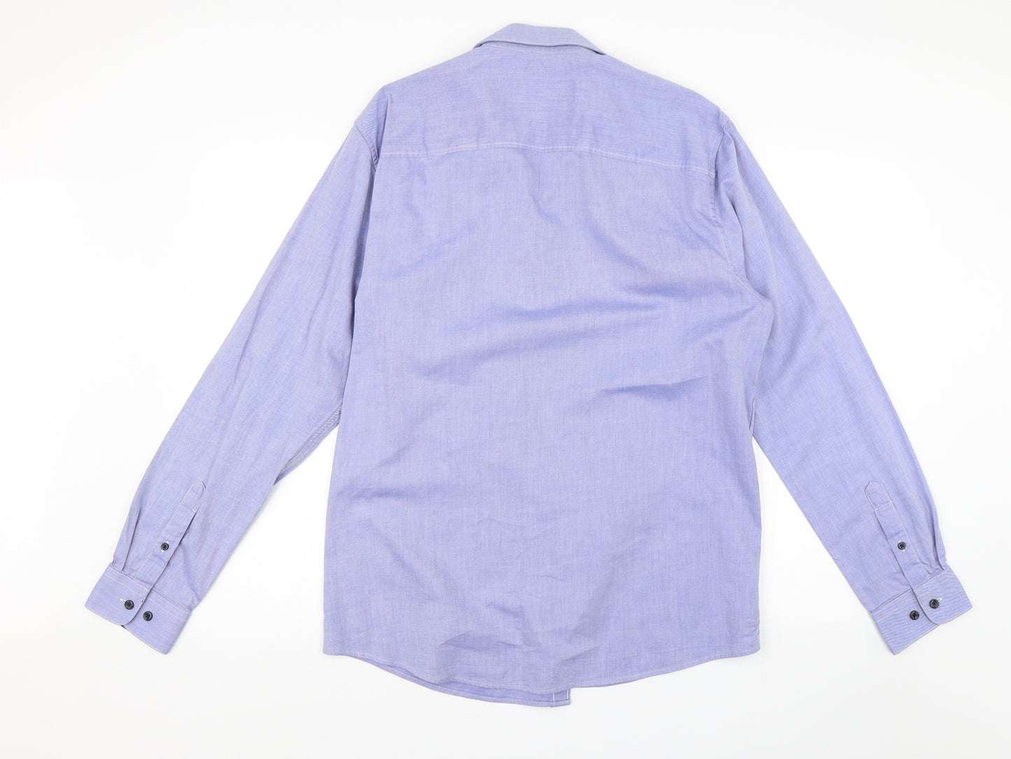 JACK & JONES Mens Blue    Dress Shirt Size XL