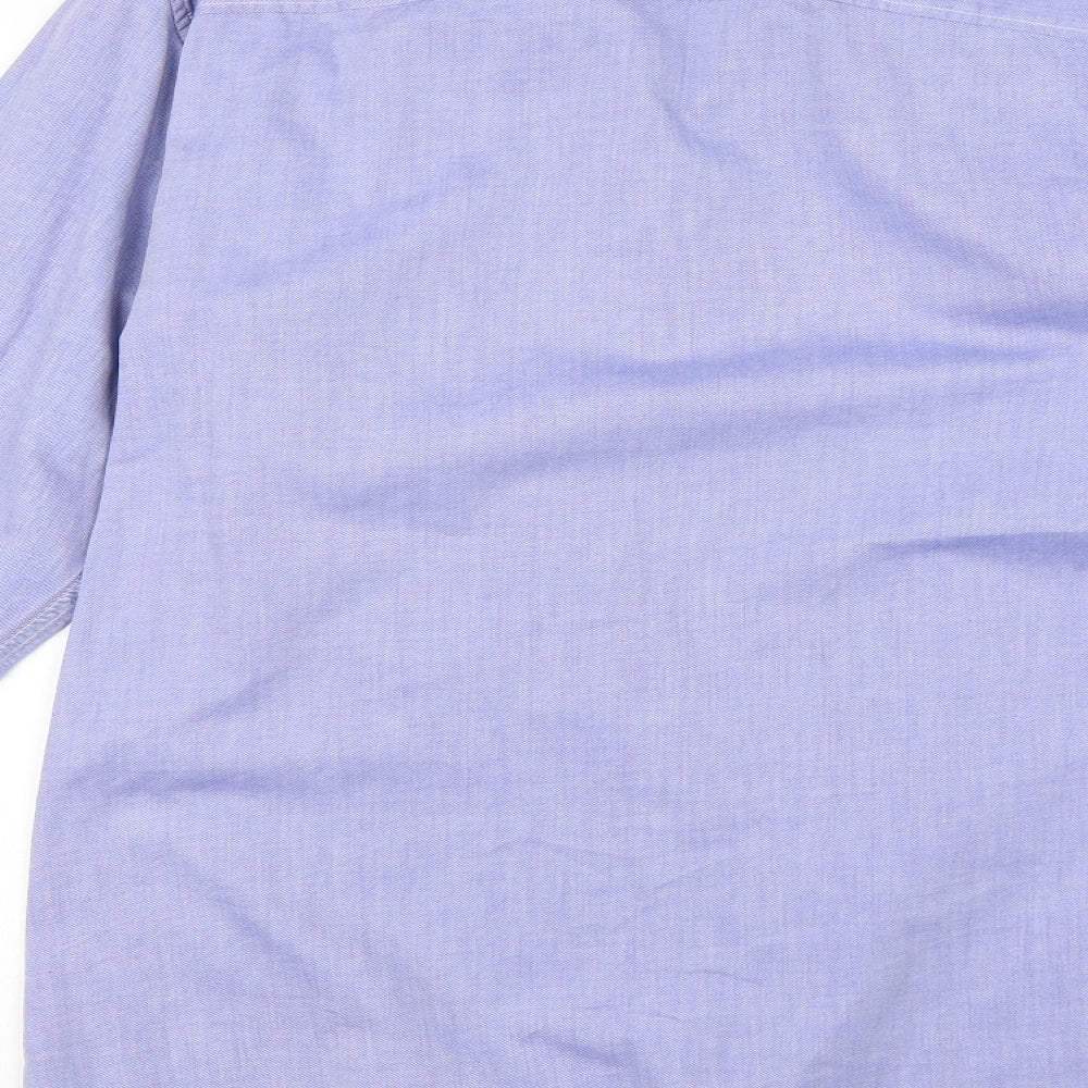 JACK & JONES Mens Blue    Dress Shirt Size XL