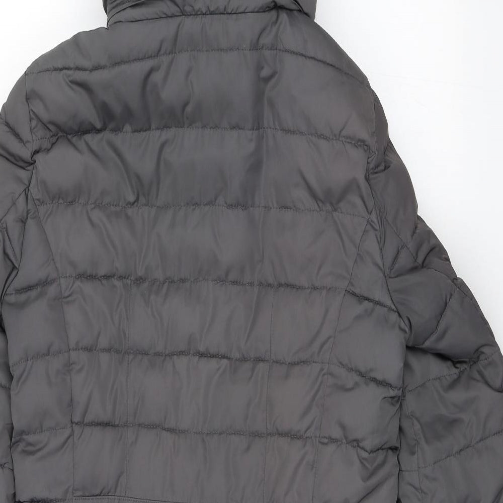 Per Una Womens Grey   Parka Jacket Size 8