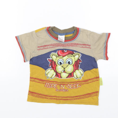 Kooligans Baby Orange   Basic T-Shirt Size 12-18 Months  - Africa