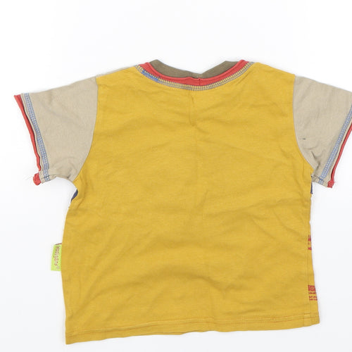 Kooligans Baby Orange   Basic T-Shirt Size 12-18 Months  - Africa