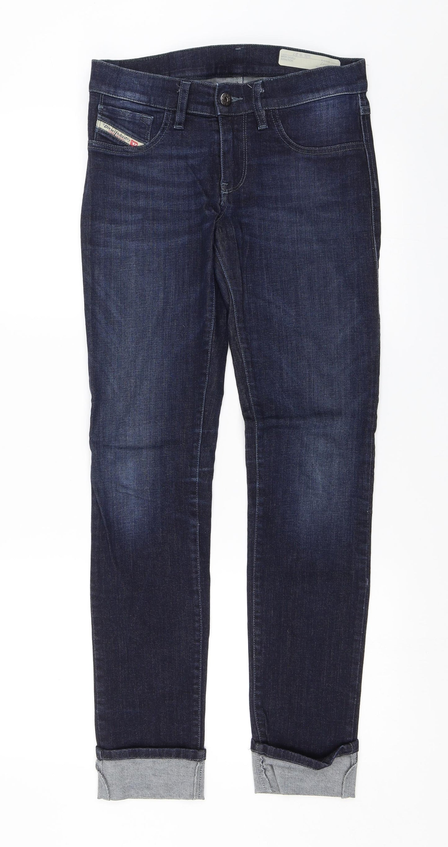 Diesel Mens Blue  Denim Cropped Jeans Size 27 in L29 in