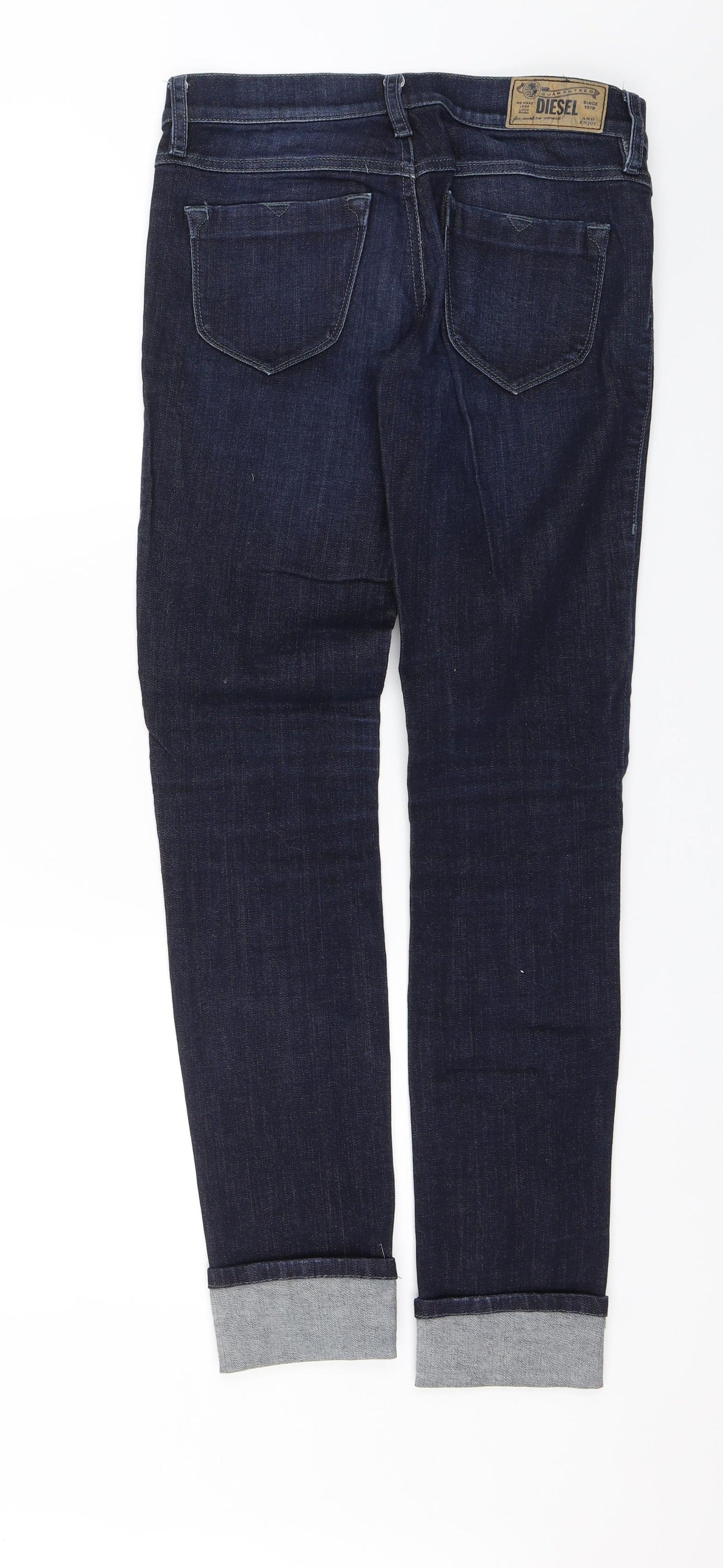 Diesel Mens Blue  Denim Cropped Jeans Size 27 in L29 in